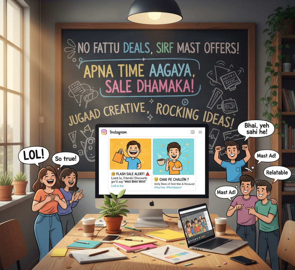 Indian D2C marketing strategy using local slang to connect with consumers