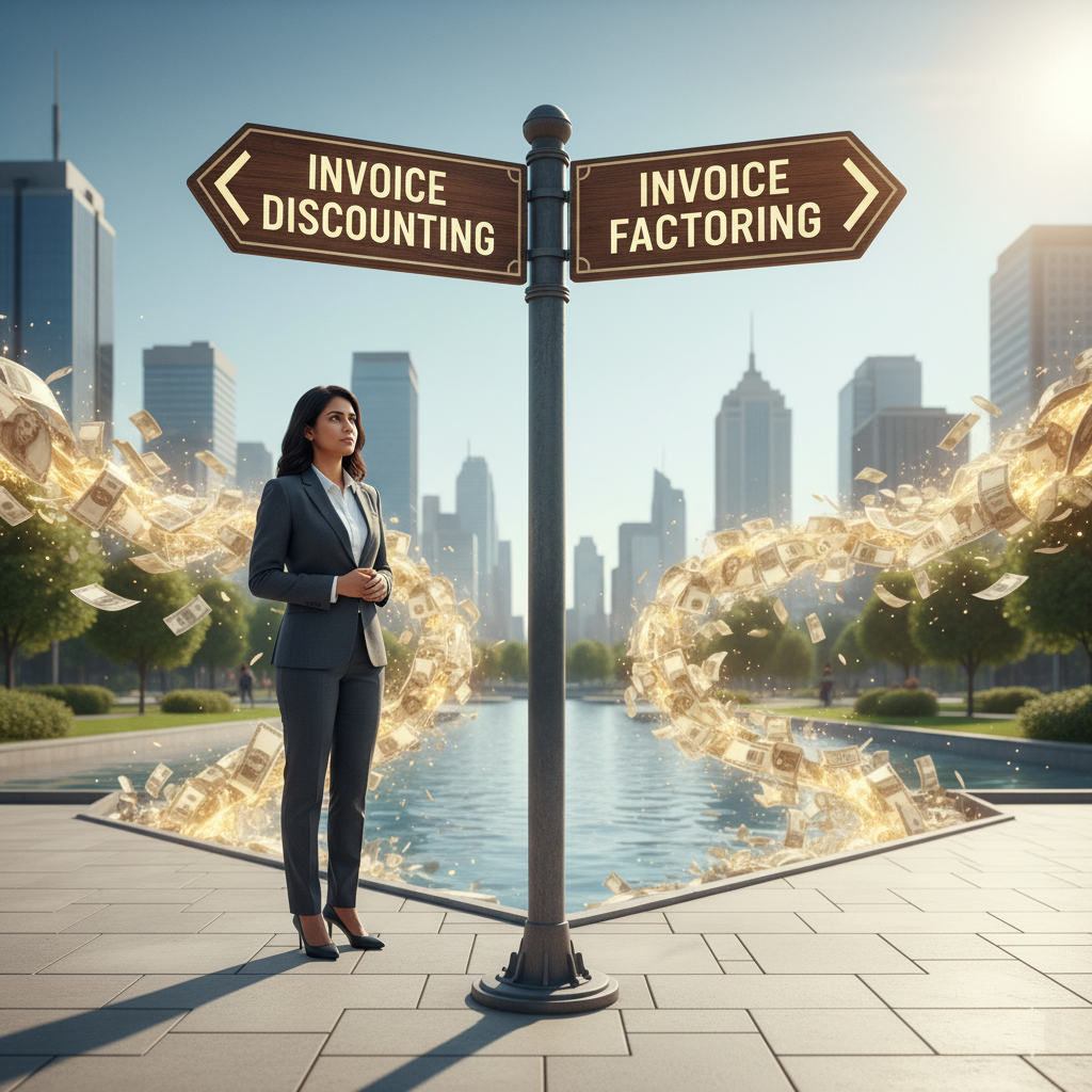 Choosing between invoice discounting Vs  factoring in Indian business